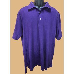 Peter Millar Mens Purple Polo XL